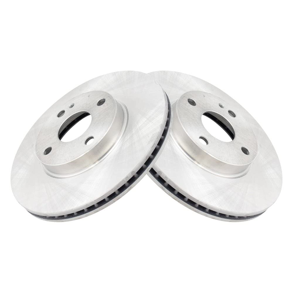 Trq Front Brake Rotors Set Vented Compatible With 2016 Scion Ia 2019-2020 Toyota Yaris 2017-2018 Yaris Ia