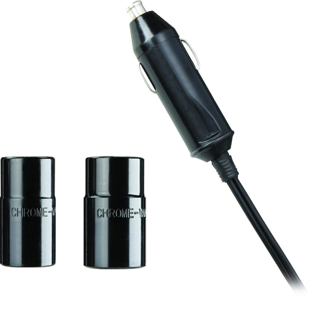 Powerbuilt 12 Volt Lug Nut Impact Wrench 2 Sockets, Cigarette Lighter Plug With Carry Case, Led Light For Night - 240067