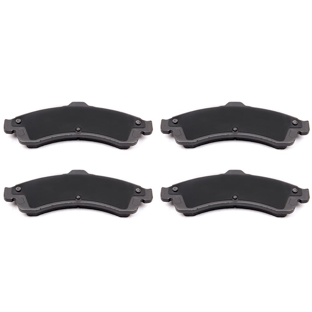 Automuto 4Pcs Front Semi-Metallic Disc Brake Pads Set D882 For Buick Rainier For Chevrolet Ssr Trailblazer Trailblazer Ext For G