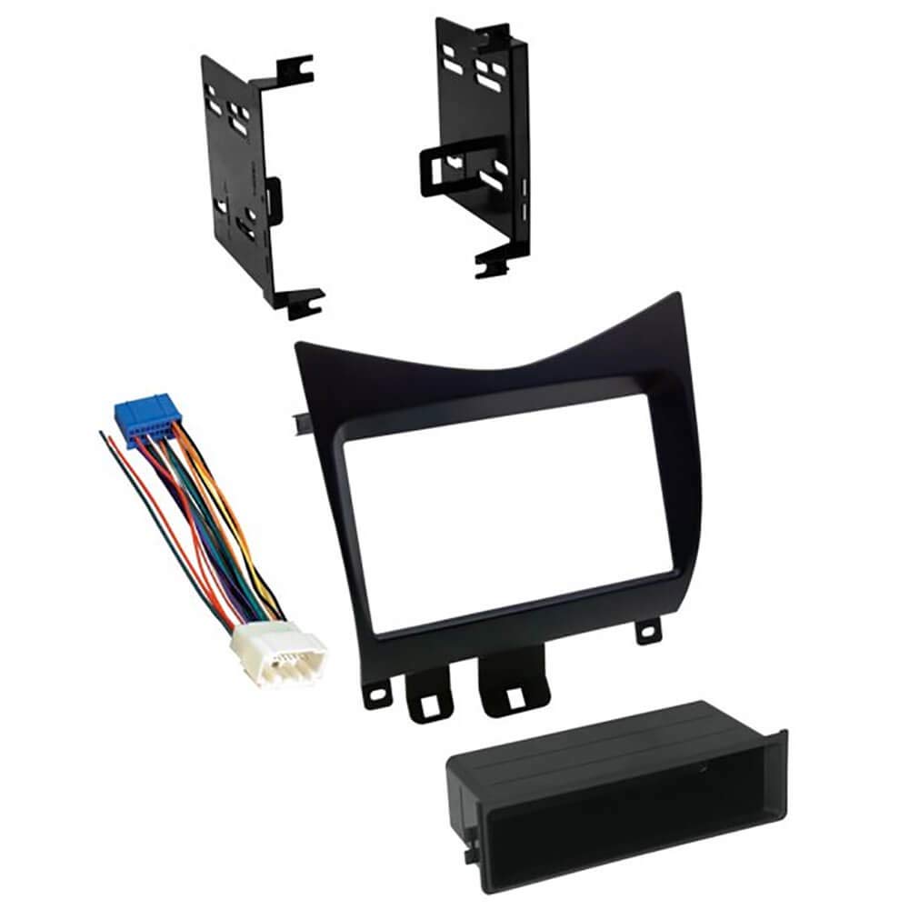 American International HONK825H Ai Installation Kit For 2003 - 2007 Honda Accord In Satin Black