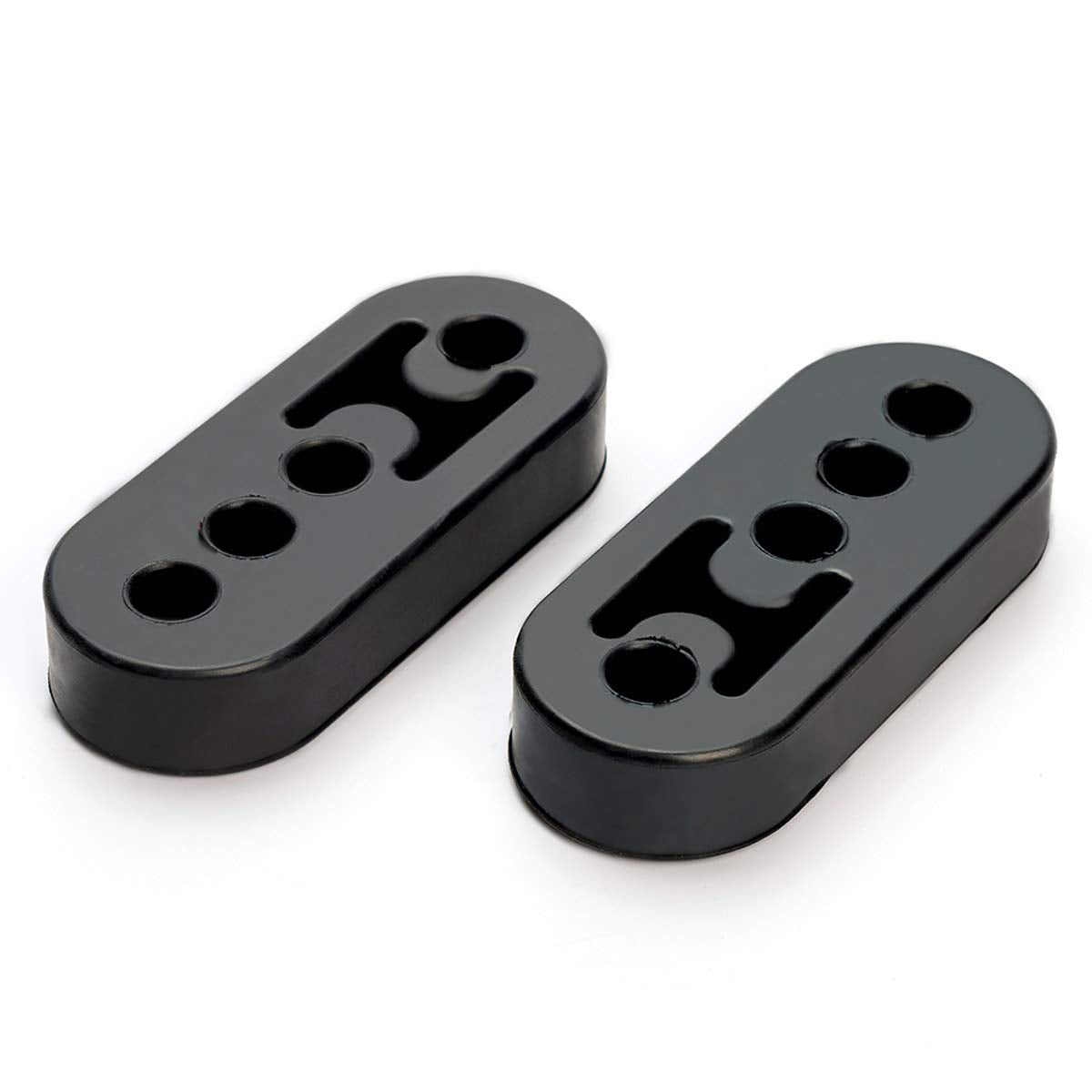 NORSMIC Exhaust Hanger Rubber -4PCS, Universal Hole Size Diameter 12mm (0.47inch), Muffler Bracket Mount, Rubber Insulator for C