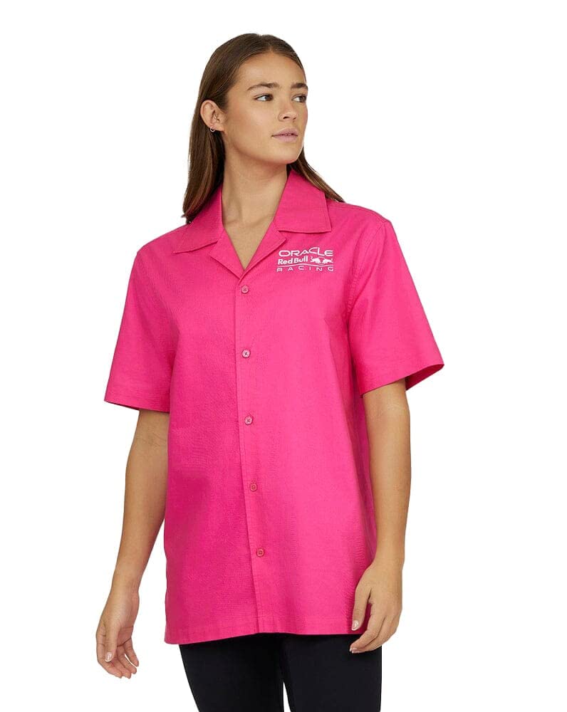 Castore - Red Bull Racing F1 Special Edition Miami Button Down Shirt, Pink