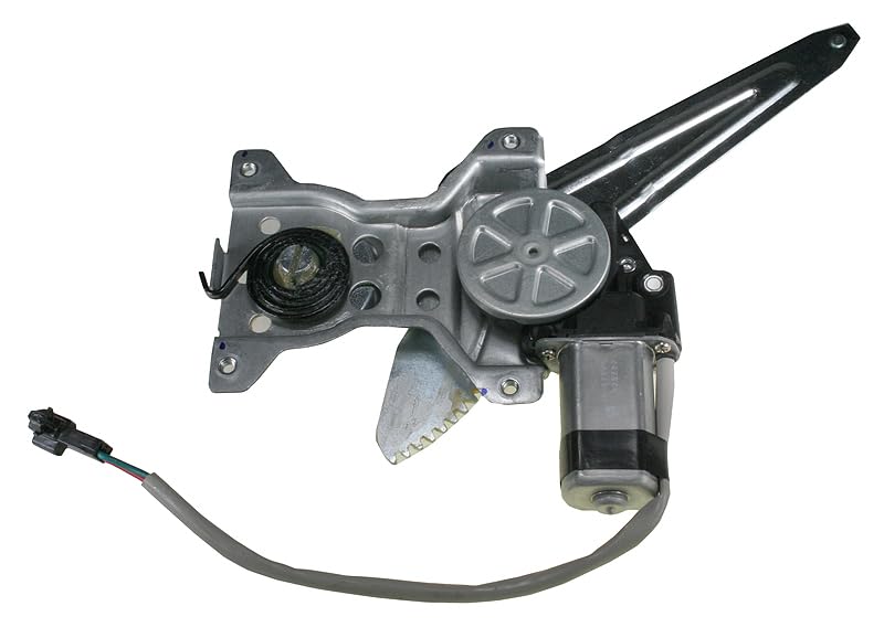Trq Rear Right Power Window Regulator & Motor Assembly Passenger Side Compatible With 1998-2002 Toyota Corolla
