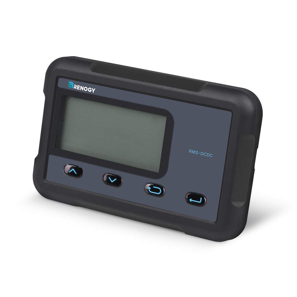 Renogy Monitoring Screen For 12V 30/50A Dc Mppt On-Board Battery Charger, Flush-Mount With Backlit Lcd, Real-Time Tracking