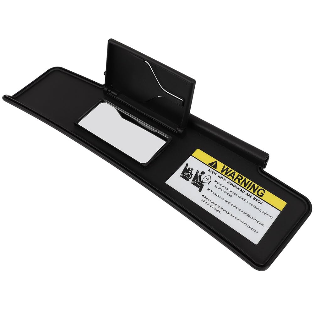 Scitoo Black Left Driver Side Sun Visor Compatible For Mazda Mx-5 Miata 2006-2015, Car Sun Visor Without Sunroof Without Lights