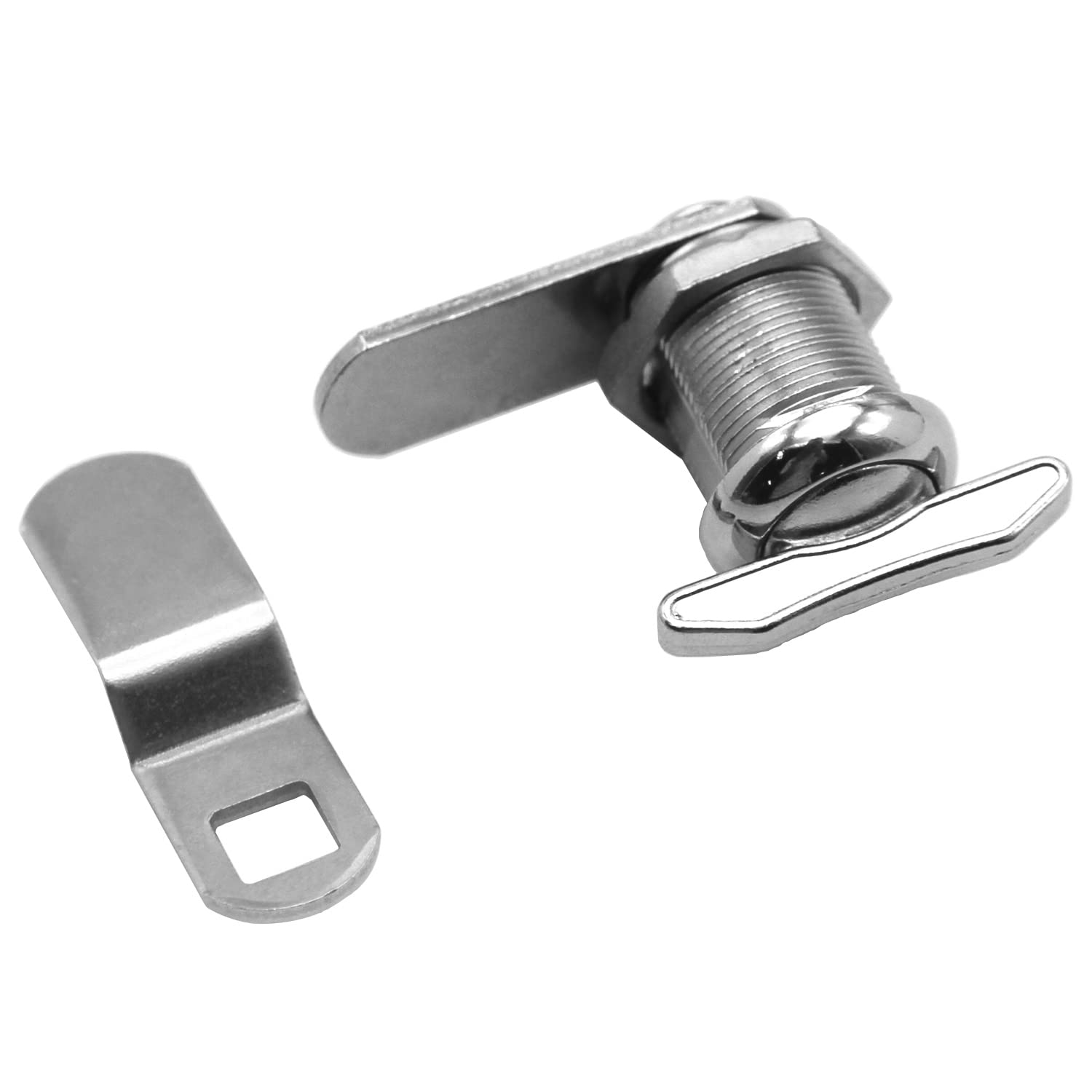 Wooch 5/8 Thumb Operated Offset Cam Lock, Rv Compartment Latch, Non-Locking Thumb Turn, For Rv Compartment Camper Storage Door (6 Pack)