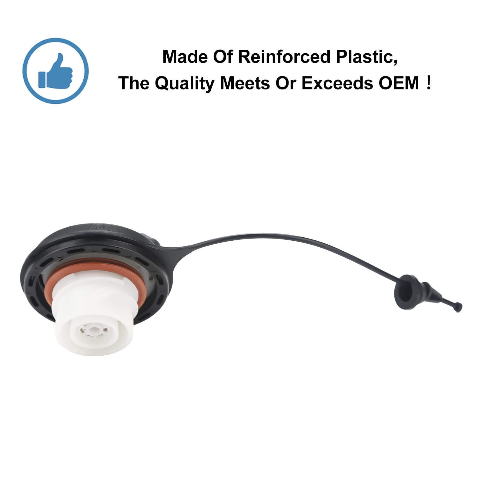 Fuel Tank Filler Cap,Gas Cap Compatible With Ford Lincoln- 2004-2009 E-150 E250,2005-2009 Expedition,2006-2009 F-150,2006-2009 F-250 F-350 F-450 F-550 Super Duty And More,Replace # Fc1061 8C3Z-9030-A