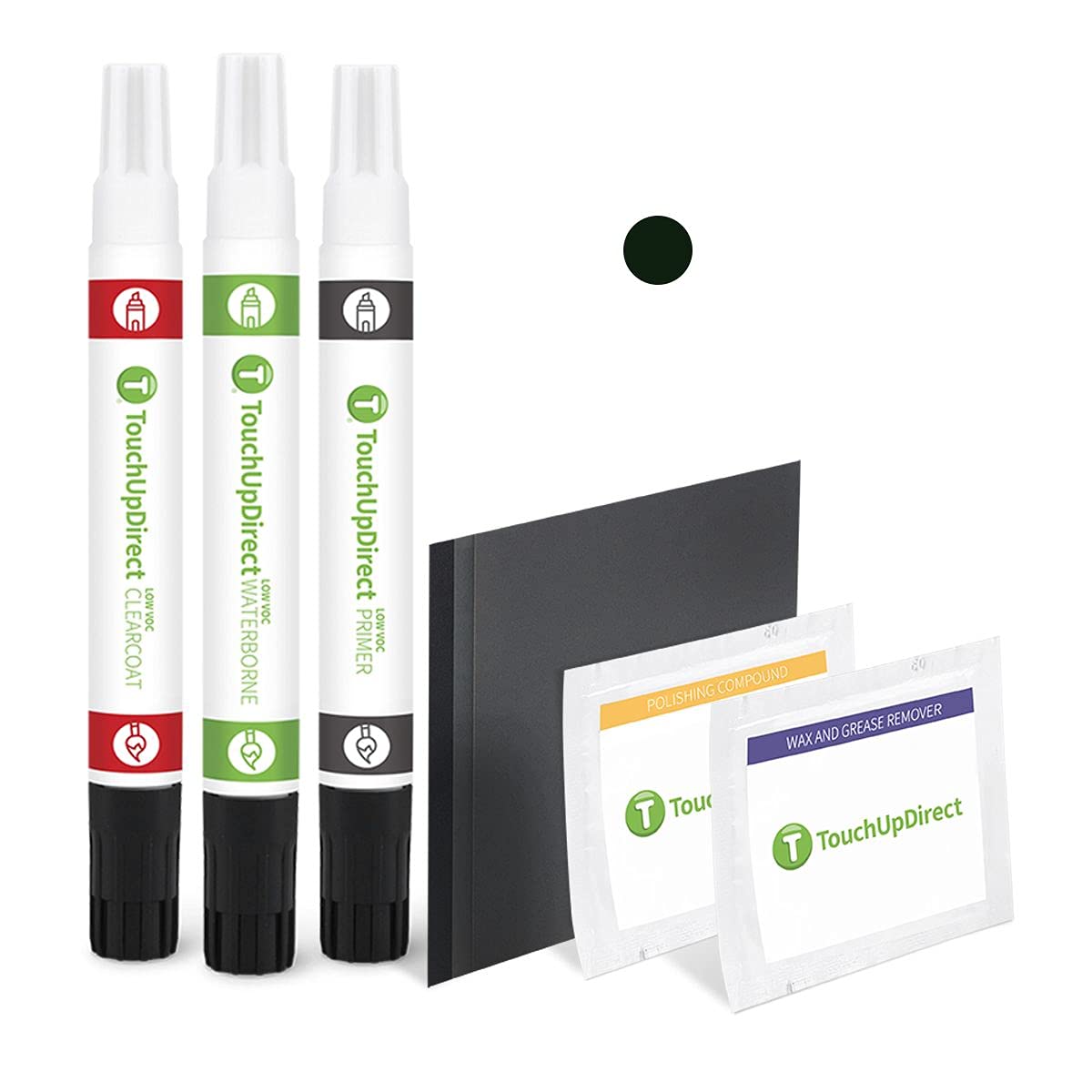 Touchupdirect 580 Granite Green Compatible With Mercedes-Benz Exact Match Touch Up Paint Combo - Platinum Kit