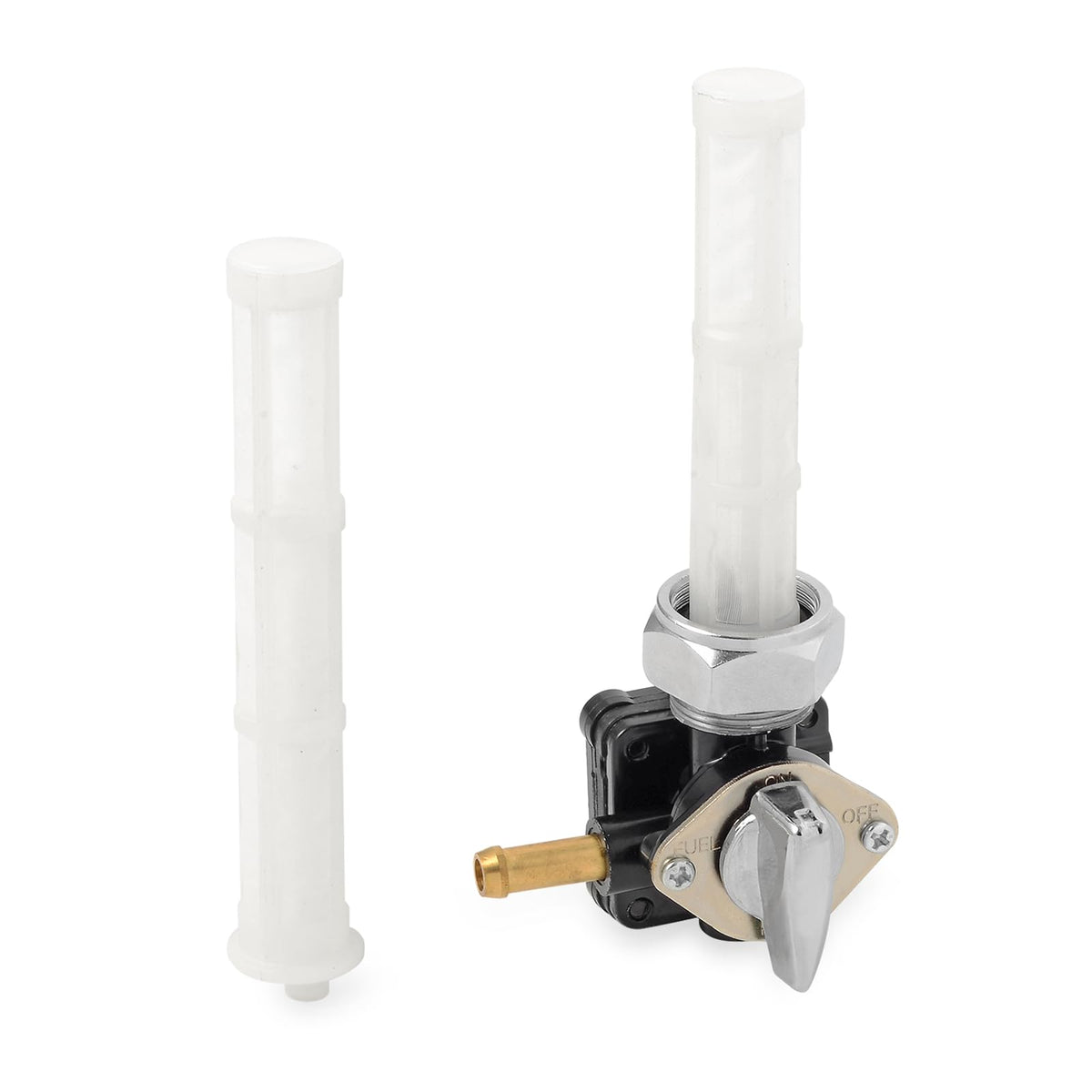 Fuel Valve Petcock 22mm Left exit For Harley FLSTF FXDL FLHT FLST FXSTB FLHR FXST 2002-2006 61338-02 VACUUM SYSTEM Petcock