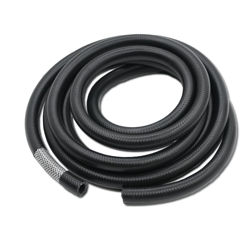 Byredio 3/16 Fuel Line Transmission Cooler Hose 5Mm High Pressure Push Lock Fuel Hose 10 Ft For Oil, Gas,Fuel Injection, Diesel,