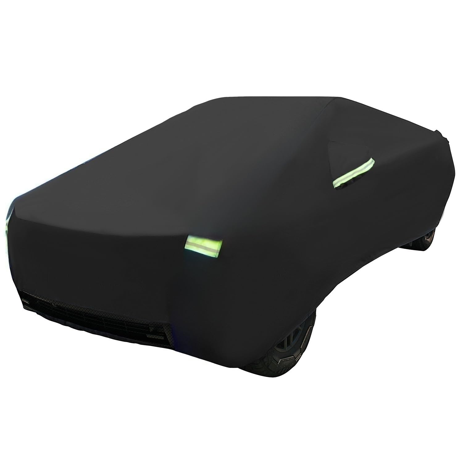 Morhept Truck Cover Custom Fit For Tesla Cybertruck, Waterproof All Weather Lightweight Pickup Car Cover With Zipper Door,All-Se