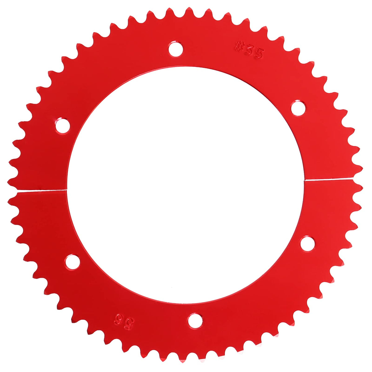 Split Sprocket 56 Tooth For #35 Pitch Chain, Sprockets For Go Carts And Mini Bikes
