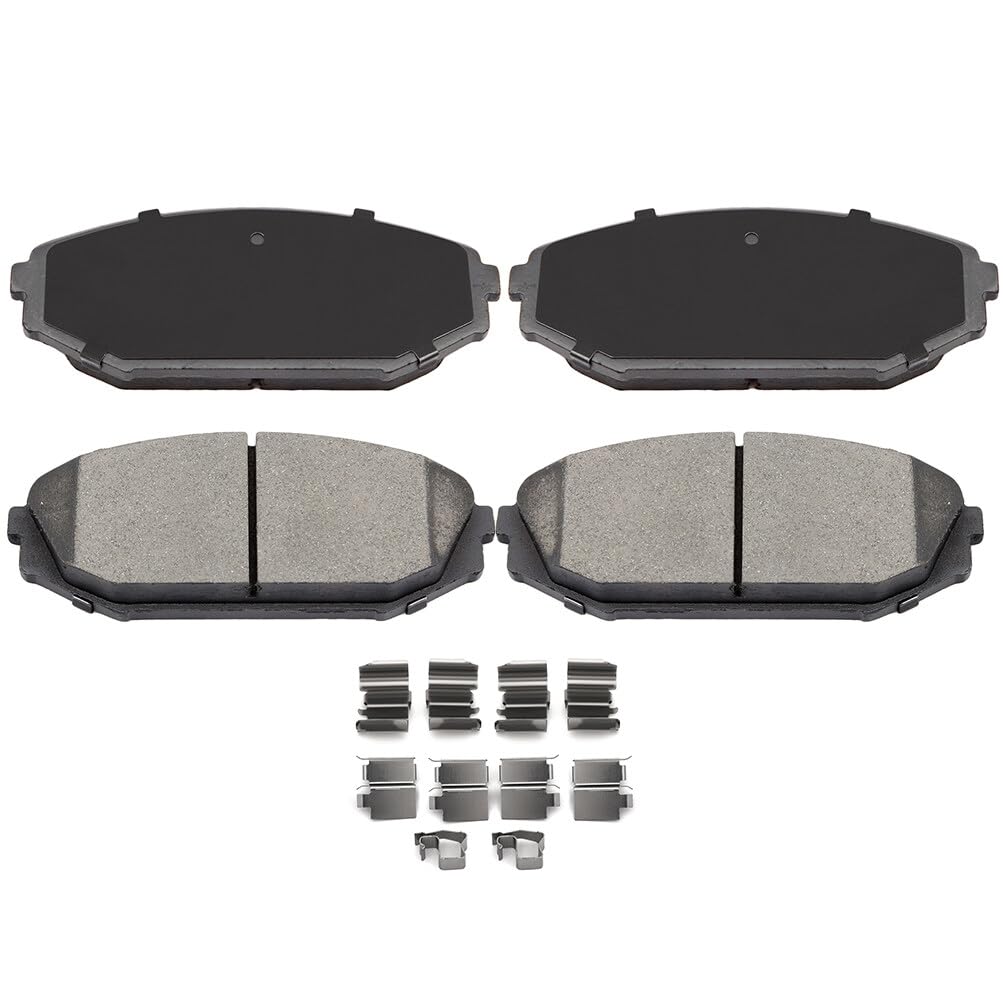 Eccpp D793-7663 4Pcs Front Ceramic Disc Brake Pad Set Fit For Acura Mdx 2001-2002,For Honda Odyssey 1999-2004