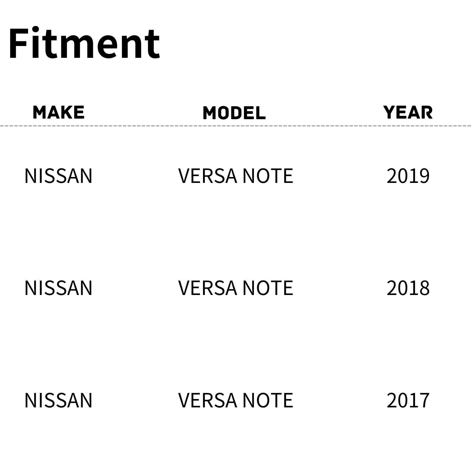 TYG (CAPA QUALITY) Active Grille Shutter For Nissan Versa Note '17-'19 21421-9ME1A NI1206101 w/Motor