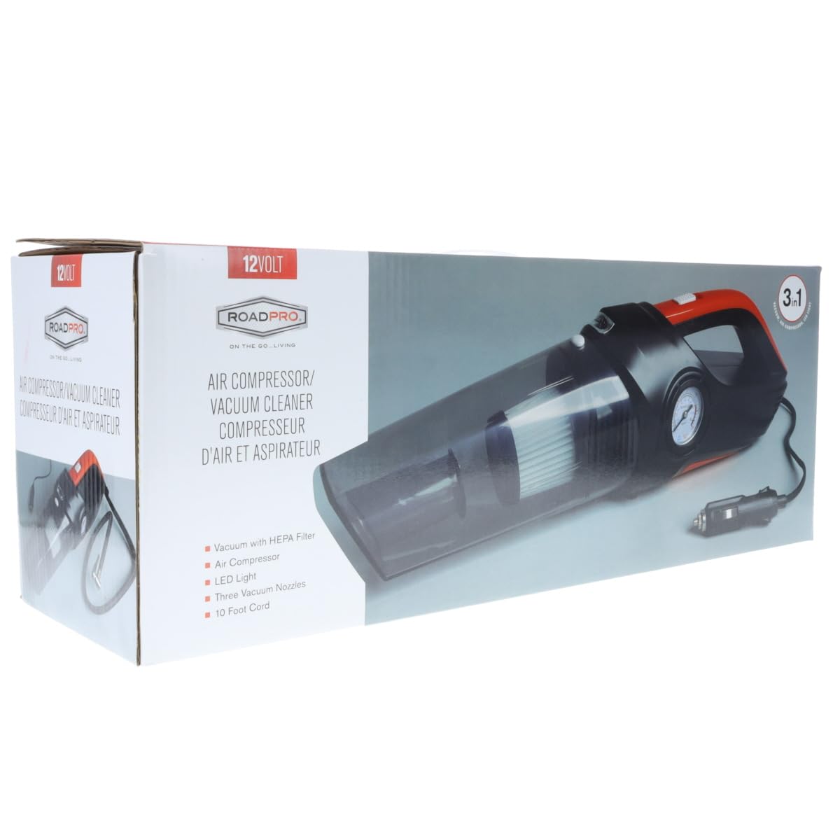 Roadpro Vacuum, Black