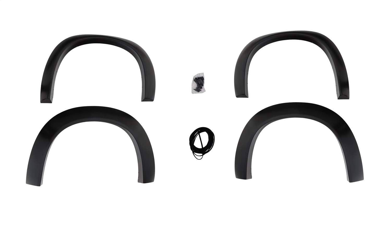 Auto Ventshade Fender Flare Kit for 2007-2023 Dodge Challenger, Black, Model 850250, 4 pcs, Durable ABS Material, Professional Installation Recommended