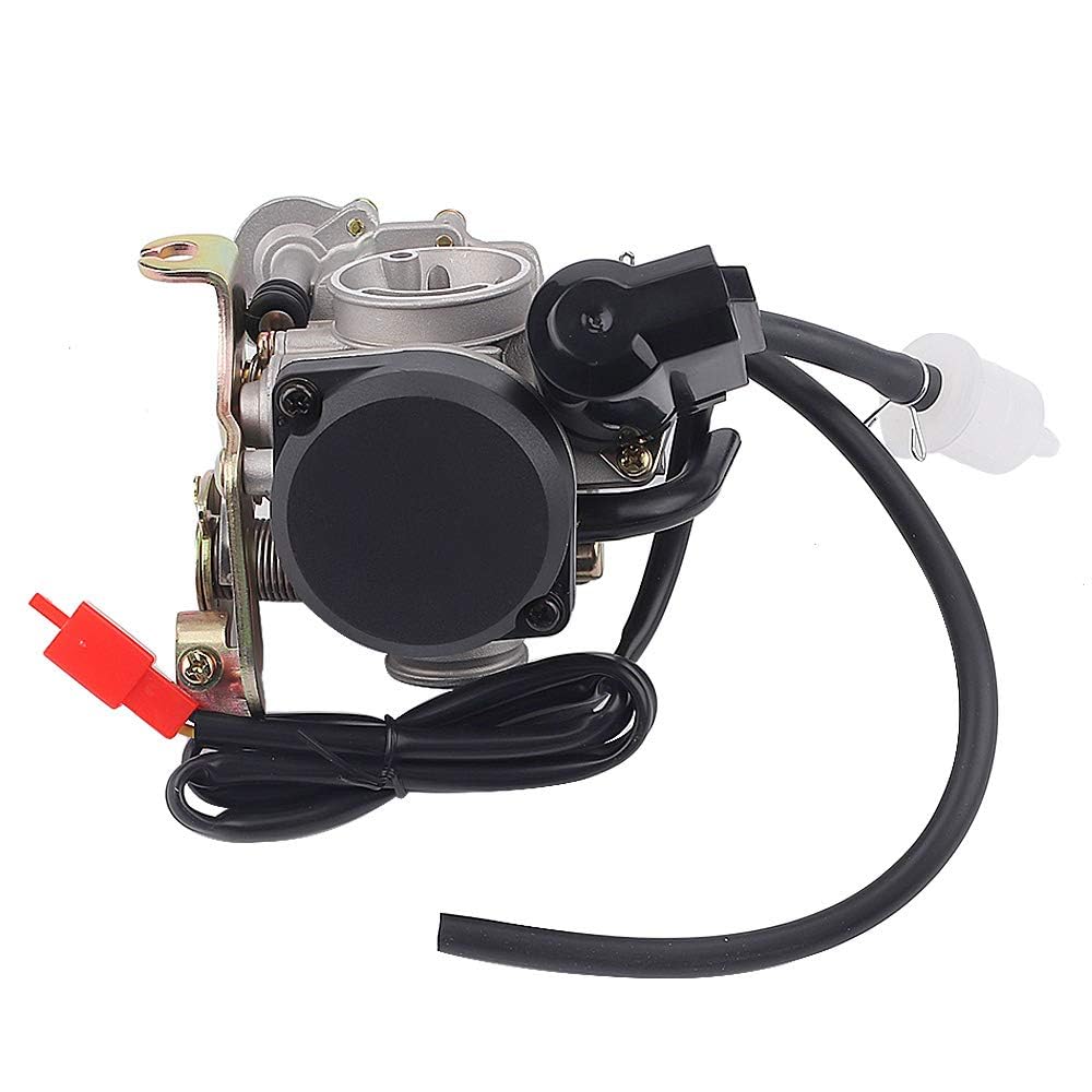 Alonegoer 49Cc 50Cc Scooter Carburetor Gy6 Compatible With 4 Stroke Taotao Carburetor 18Mm Big Bore 139Qmb 139Qma Pd18J Engines Moped Atv Go Kart Quads Buggy Kymco