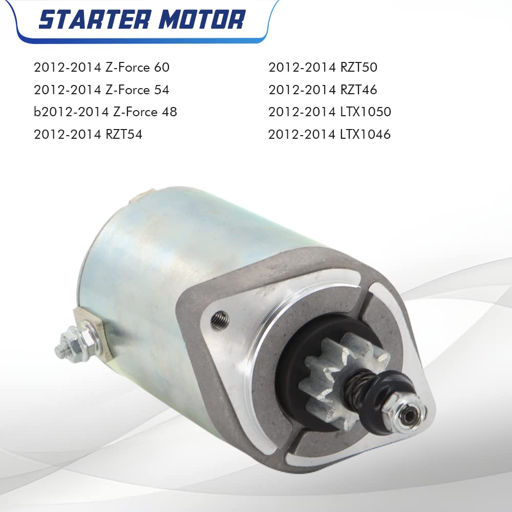 Starter Motor Compatible with Kawasaki Cub Cadet Mower FS541V FR600V FR691V FR730V FR730V FR651V FS481V 21163-0749, 21163-0711,
