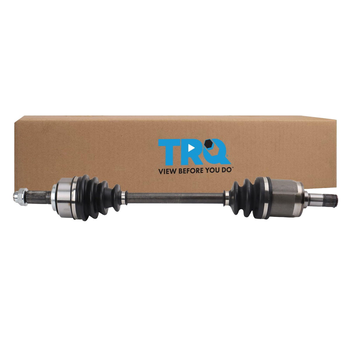 Trq Front Left Cv Axle Shaft Assembly Compatible With 2010-2014 Honda Insight