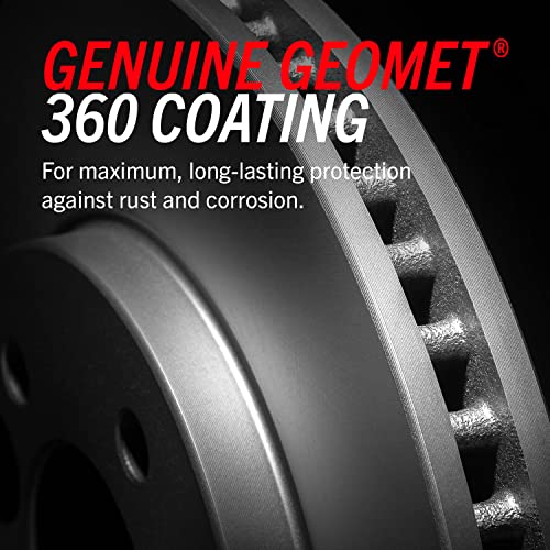 Power Stop Jbr1152Evc Front Evolution Genuine Geomet Coated Brake Rotor For Lexus Rx330 2004-2006, Lexus Rx350 2007-2009, Lexus