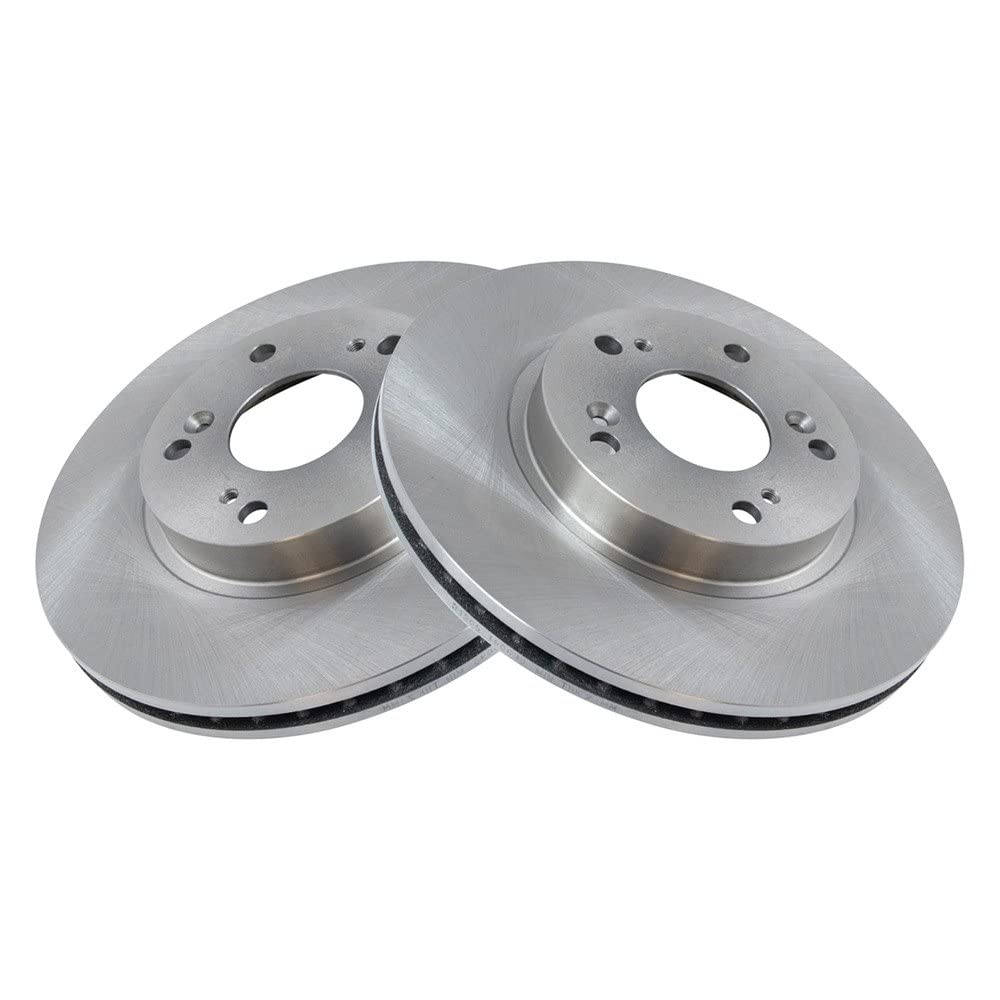 Trq Front Brake Rotors Set Vented Compatible With 2002-2004 Honda Cr-V