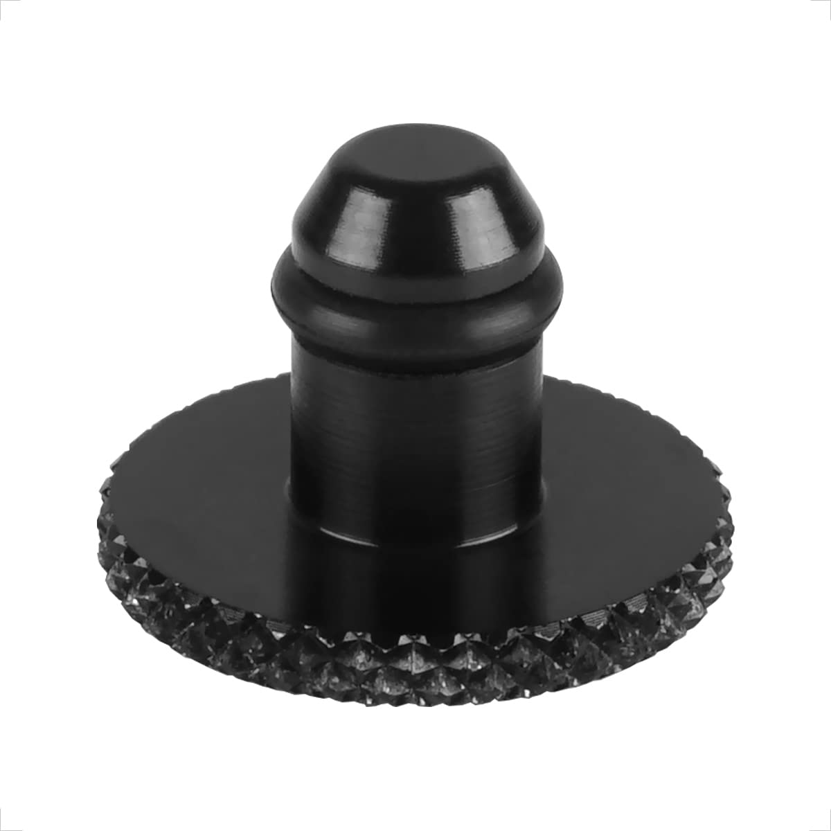 Evermotor 2Pcs Universal Motorcycle M8 6065-T6 Cnc Aluminum Anodic Oxidation Motorcycle Mirror Blind Plug Covering Screws Thread Blanking Mirror Hole Plugs Hole Caps With Embossing A