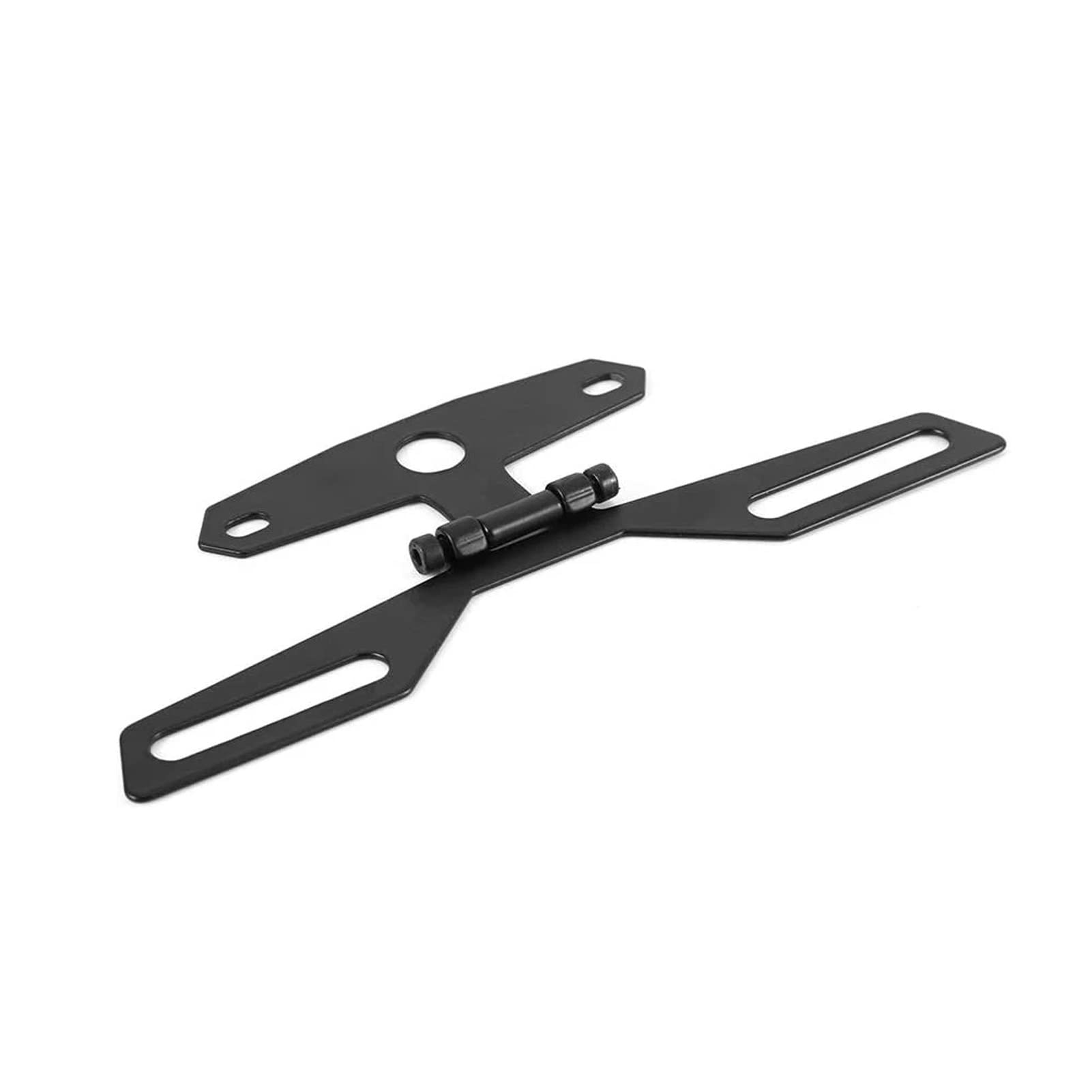 ANKIA Universal Adjustable Motorcycle Fold License Plate Tail Light Holder Motorbike License Plate Mount Holder Bracket for Suzu