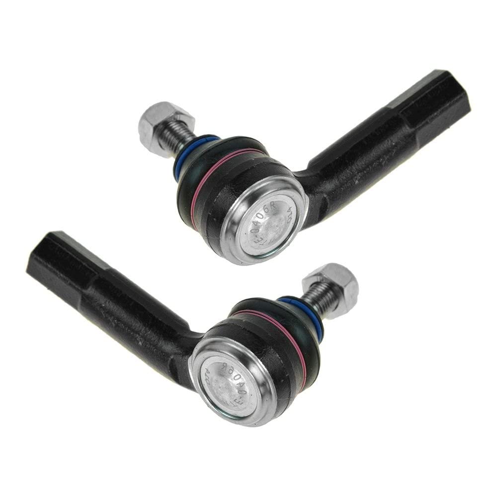 Trq Front Outer Tie Rod Set Compatible With 1998-2010 Volkswagen Beetle 1999-2006 Golf 1999-2005 Jetta