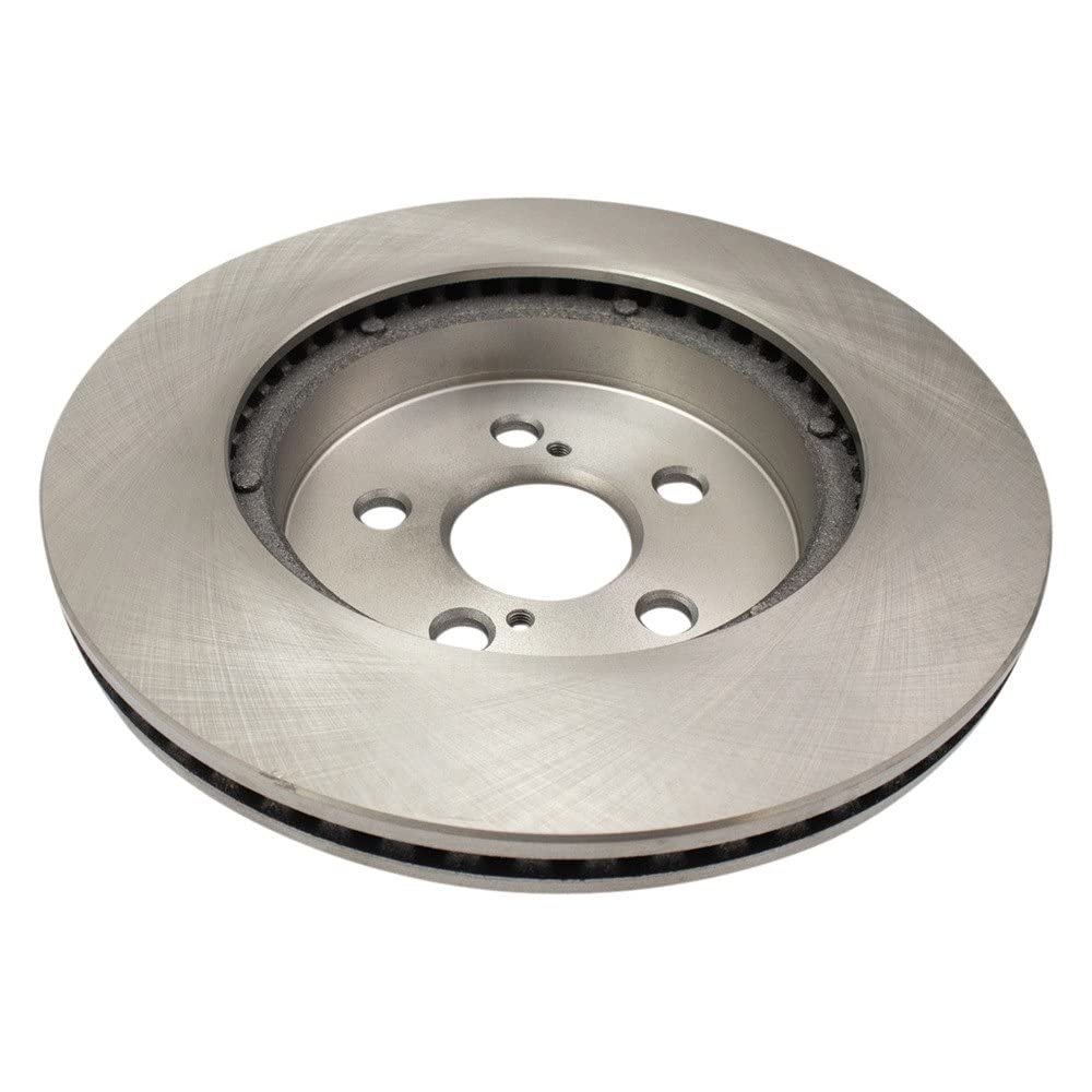 Trq Front Brake Rotors Set Vented Compatible With 2019-2022 Toyota Corolla 2020-2022 Prius Prime