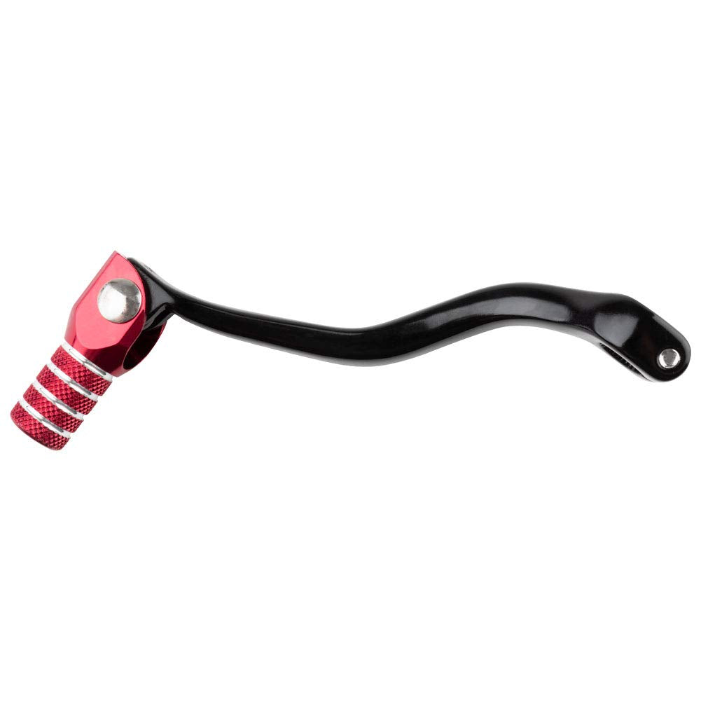 Tusk Folding Shift Lever Black/Red Tip - Fits: Honda Cr250R 1993-2007