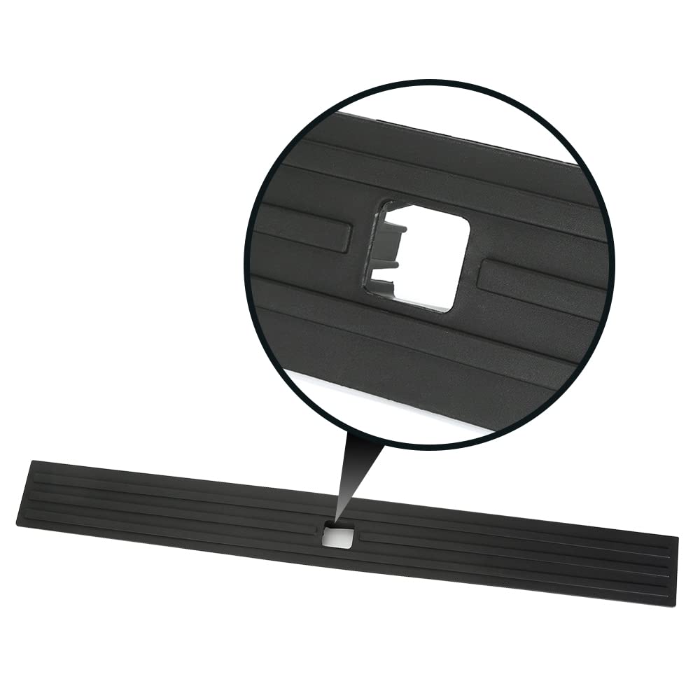 G-Plus Tailgate Cap Pad Molding Trim Compatible With Ford F150 2015-2020 W/Black Tailgate Flexible Step & W/Release Button (Not
