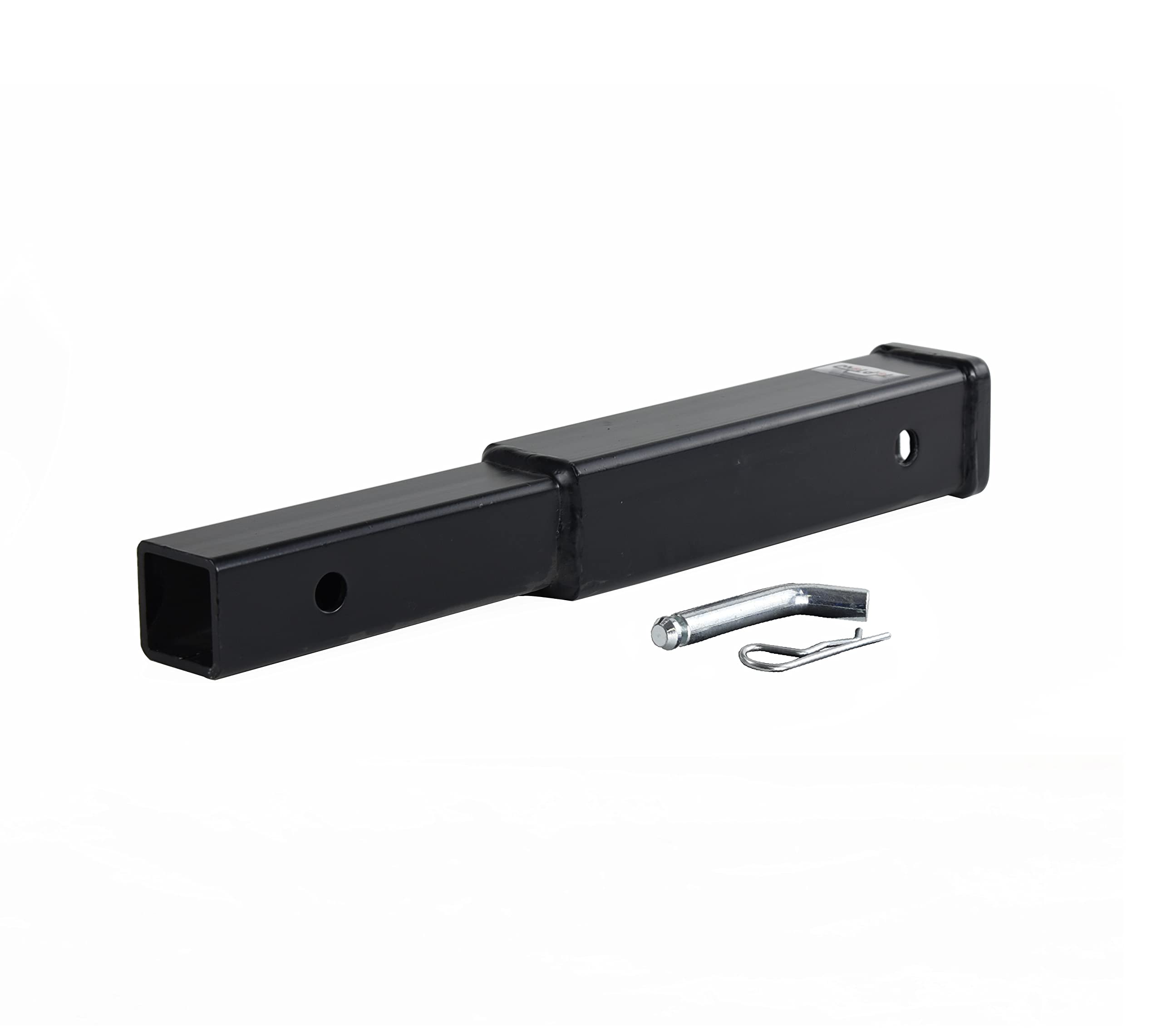 Toptow Trailer Hitch Extender, 12 In Extension Length, 2 X 2 Receiver Tube Openning, Fits For 2 Inch Receiver, 3500Lbs, With 5/8 Inch Hitch Pin And Clip