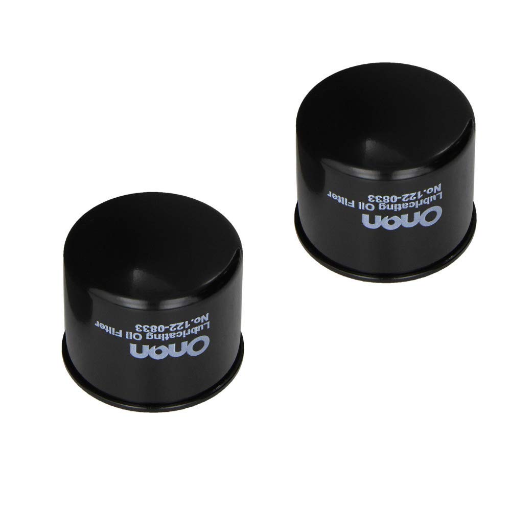 Cummins Onan 122-0833 Oil Filter Qty 2
