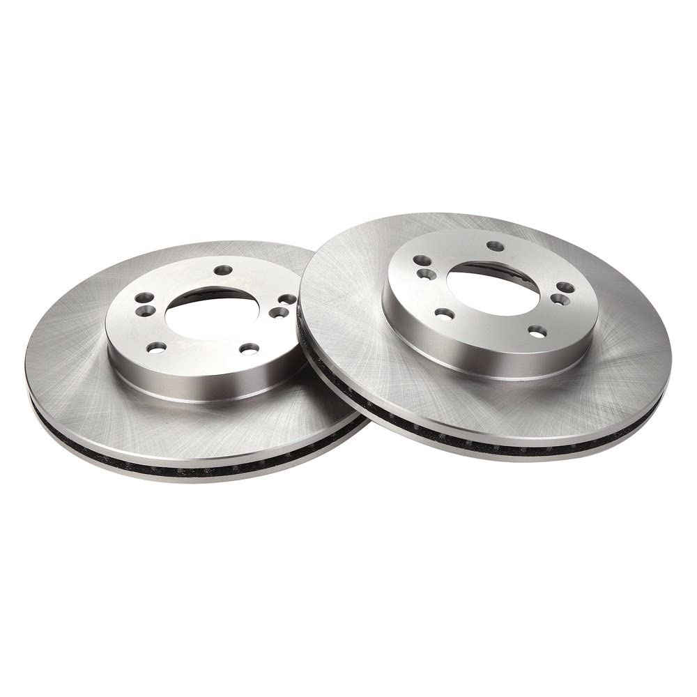 Trq Front Brake Rotors Set Vented Compatible With 1997-2001 Acura Integra 1991-1995 Legend 1996-1998 Rl Tl Honda Cr-V 1995-1998