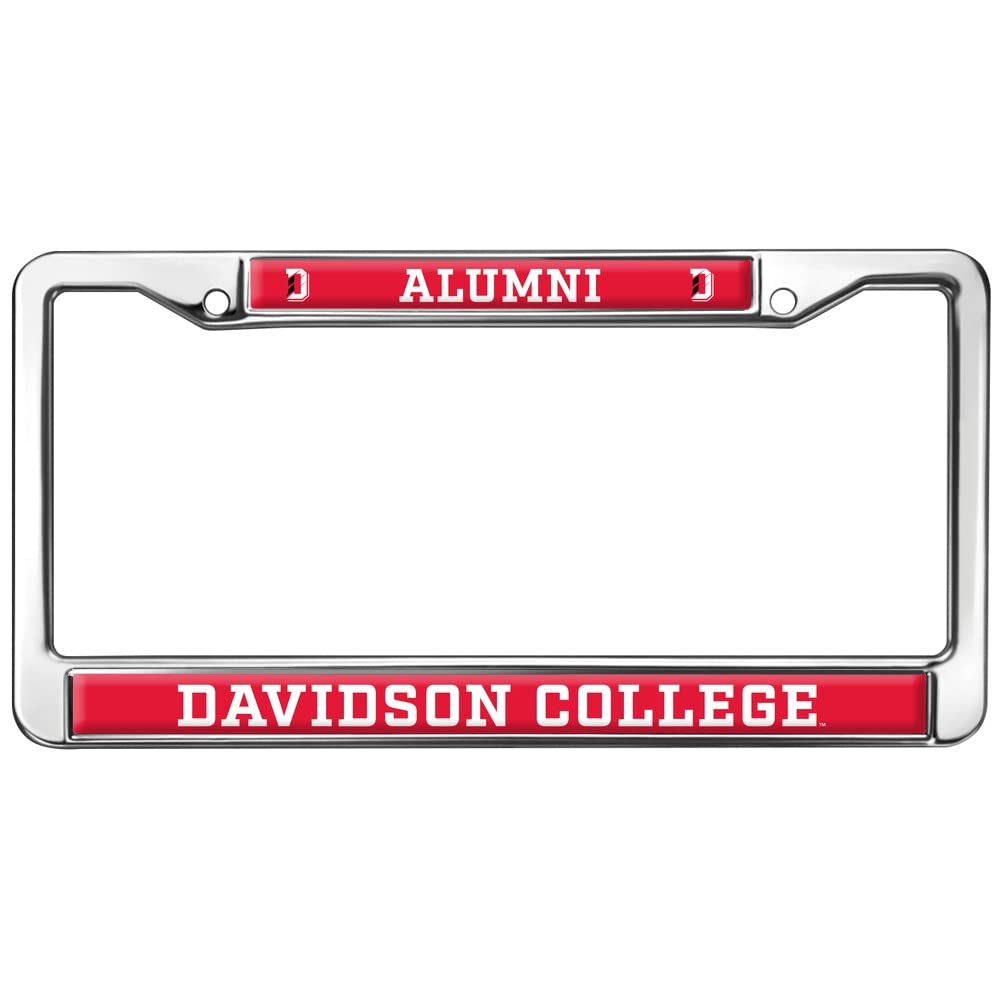 Davidson College Alumni Logo Full Size Standard License Plate Metal Frame
