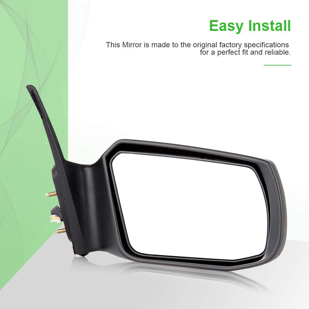 Scitoo Passenger Side Mirror Compatible With 2007 2008 2009 2010 2011 For Nissan Altima With Power Controlling Non-Folding Right