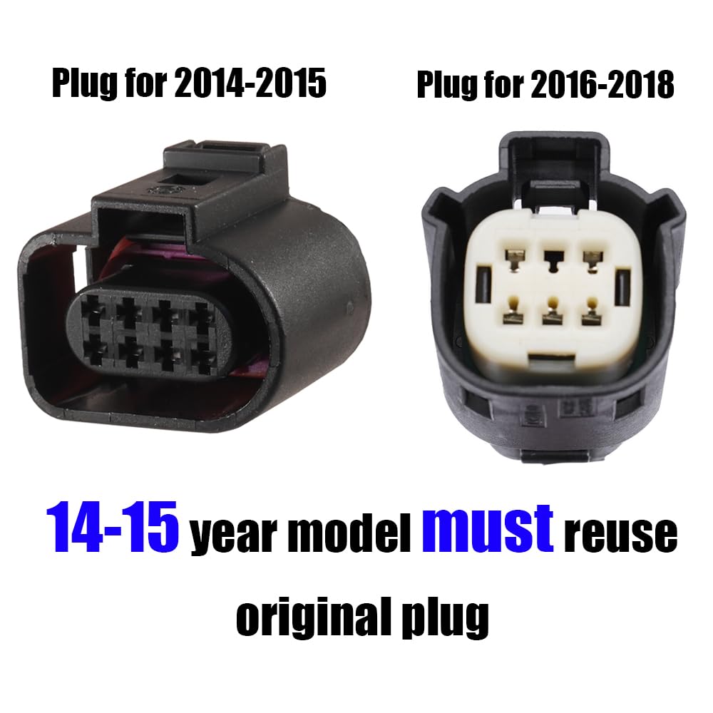 Pit66 Tail Lights Assembly W/O Bulbs, Compatible With 2014-2019 Chevy Silverado/2015-2019 Gmc Sierra Tail Lamp Passenger Side Red Lens