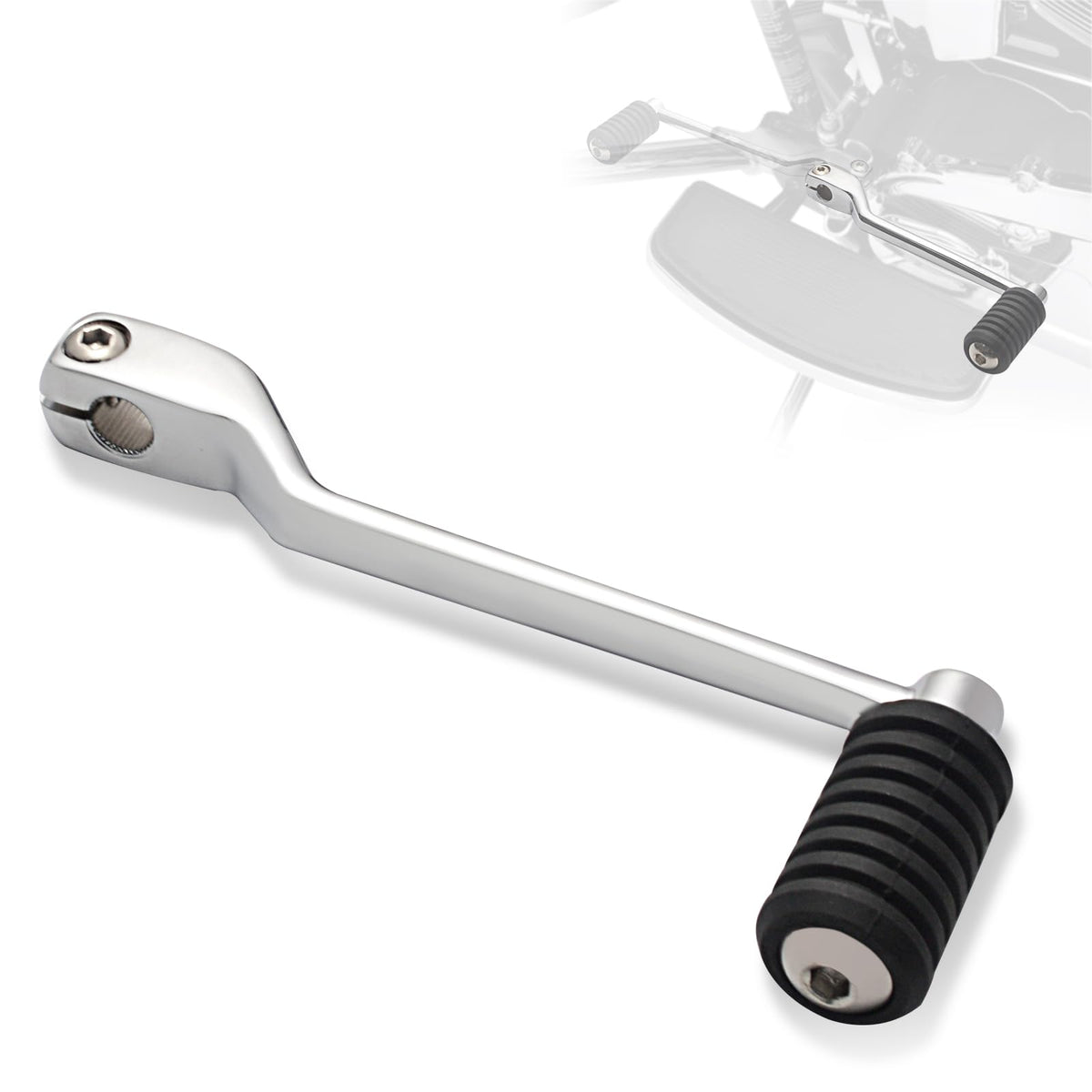 FOVPLUE Heel Shifter Lever w/Shift peg, Rear Shifter Peg for Harley '86-'17 FL Softail, '88-up Touring CVO Road Glide Street Gli
