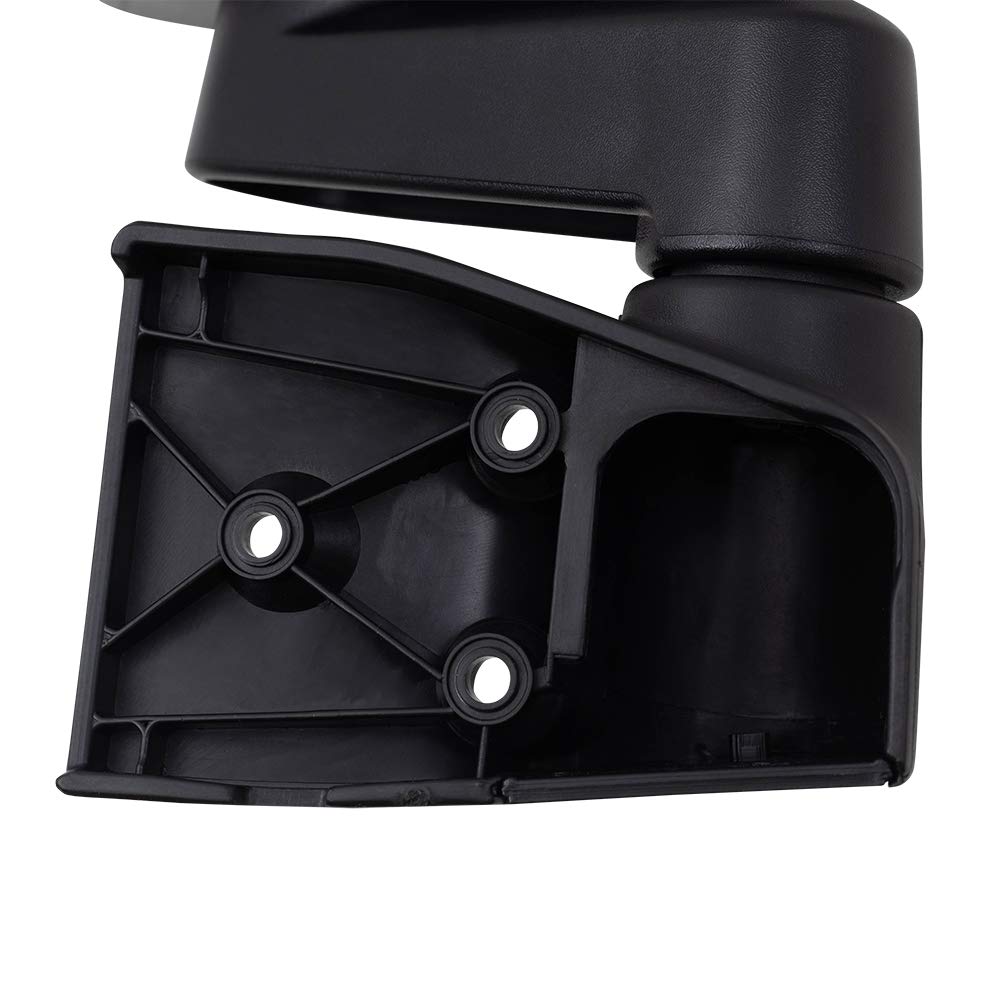 Driver And Passenger Manual Side View Mirrors Textured Replacement For 55395061Ad 55395060Ad