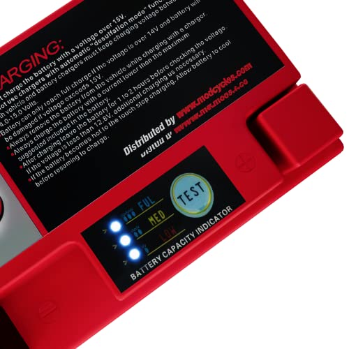 Mmg Ytx4L-Bs 4L-Bs Lithium Ion Sealed High Performance Powersports Battery 12V 120Cca Motorcycle Scooter Atv, Factory Activated, Ready To Use (Mmg1)