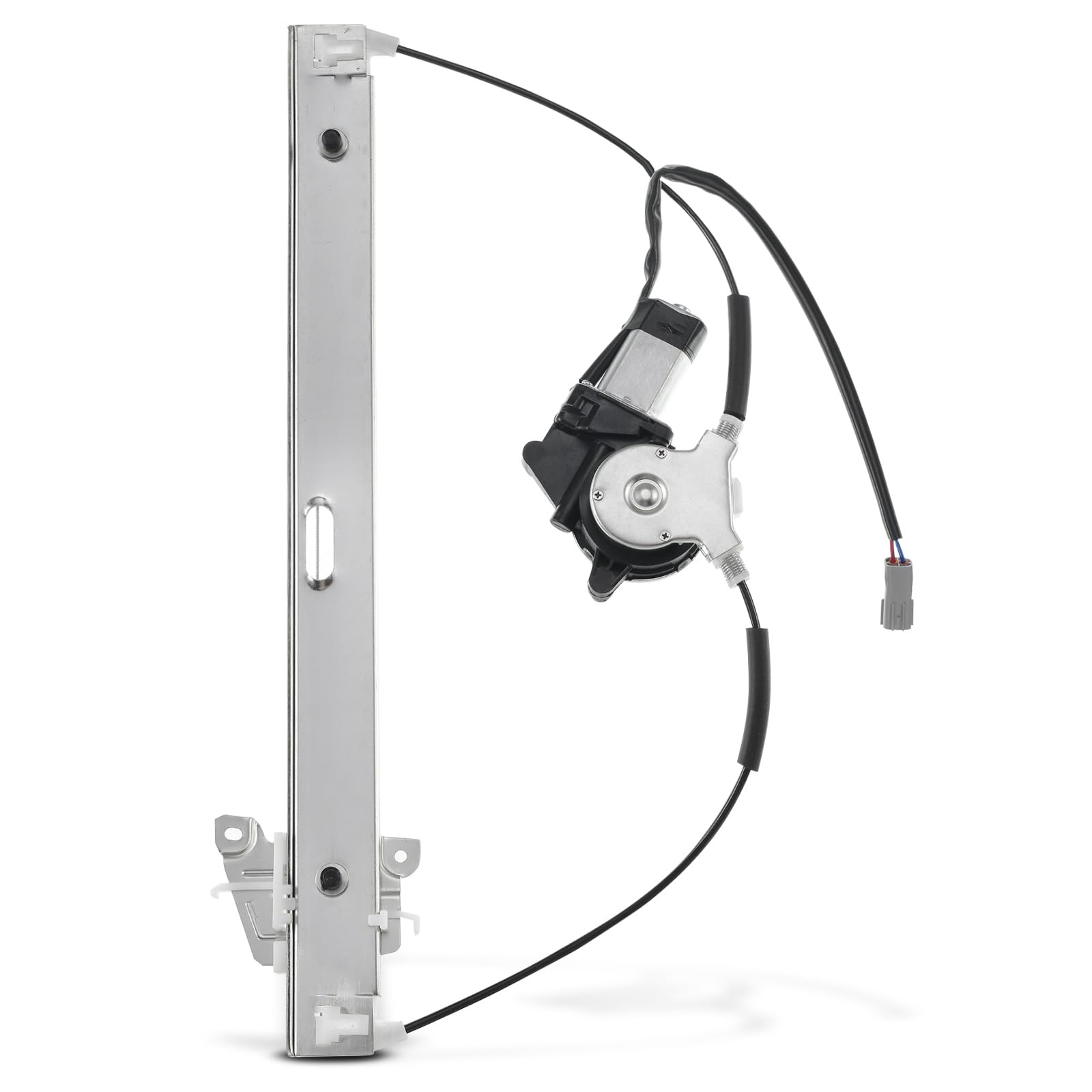 YHTAUTO Front Driver Side Power Window Regulator With 2-Pin Motor Assembly for Ford Escape 2001-2007 & Mercury Mariner 2005-2007