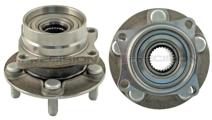 Trq Front Wheel Hub Bearings Assembly Set Compatible With 2004-2009 Toyota Prius