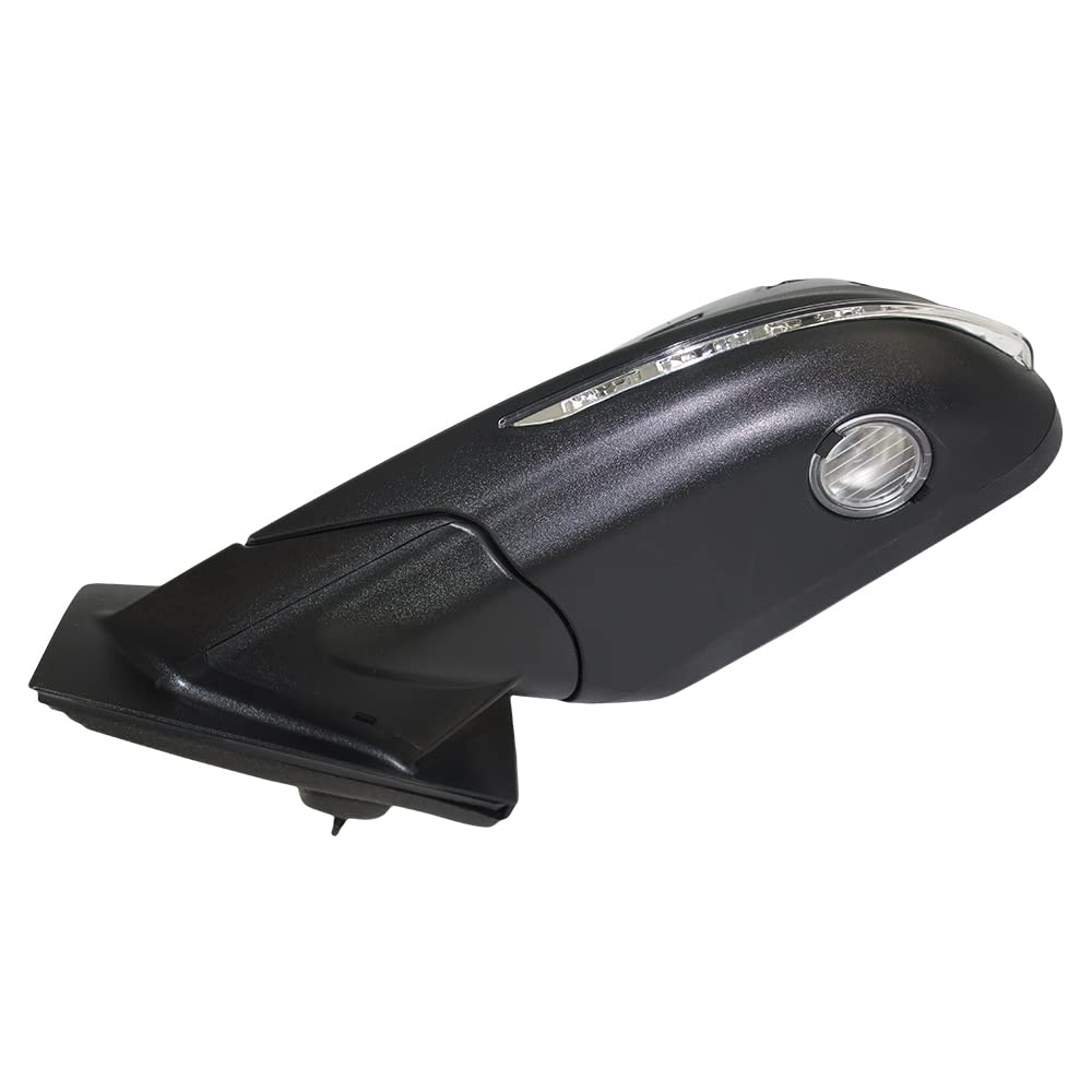 Drivers Power Side View Mirror Heated Memory Signal Puddle Lamp W/Blind Spot Detection Replacement For 11-14 Ford Edge Ct4Z17683