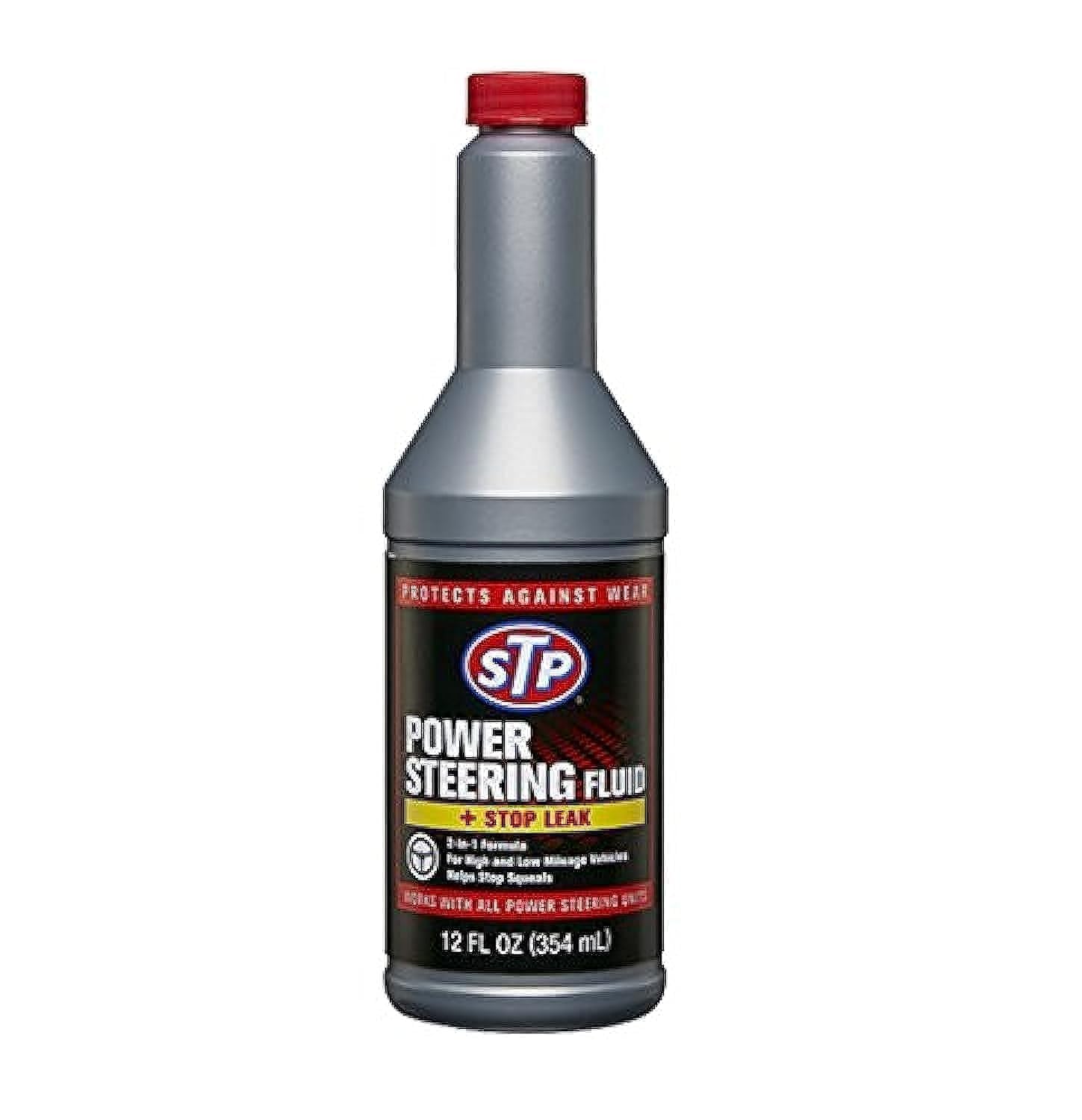 Stp 17925 Power Steering Fluid & Stop Leak, 12 Fl. Oz.