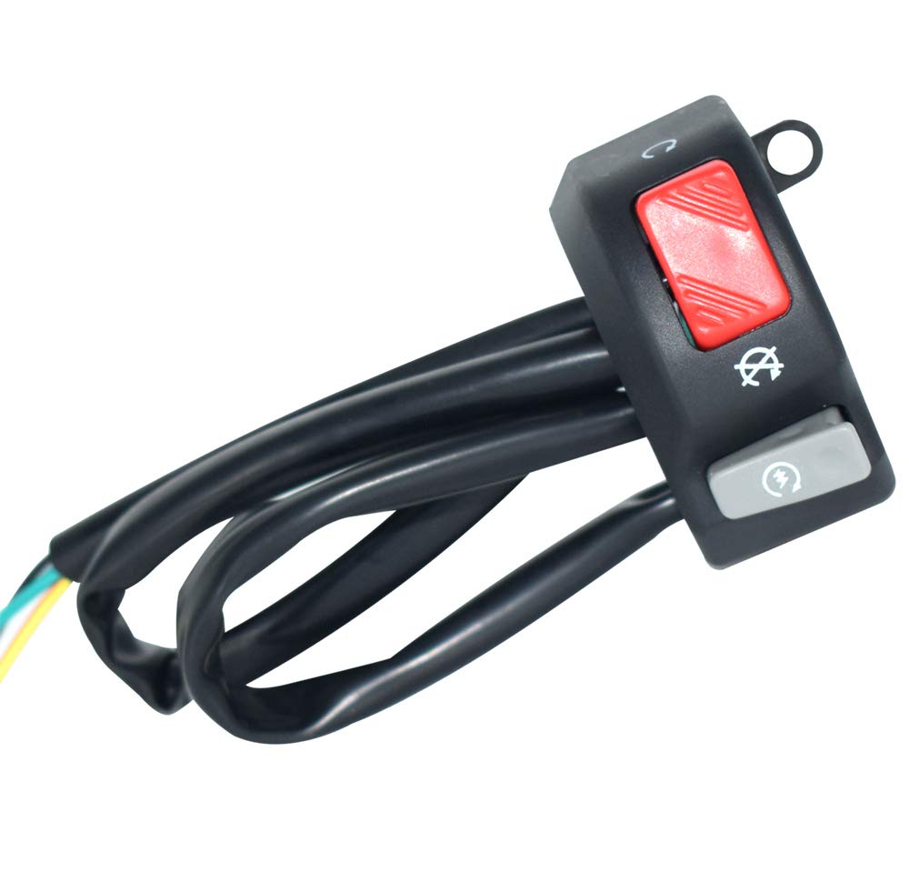 12V Right Motorcycle Switches 7/8' 22Mm Handlebar Mount Headlight Fog Light Horn On Off Start Kill Switch
