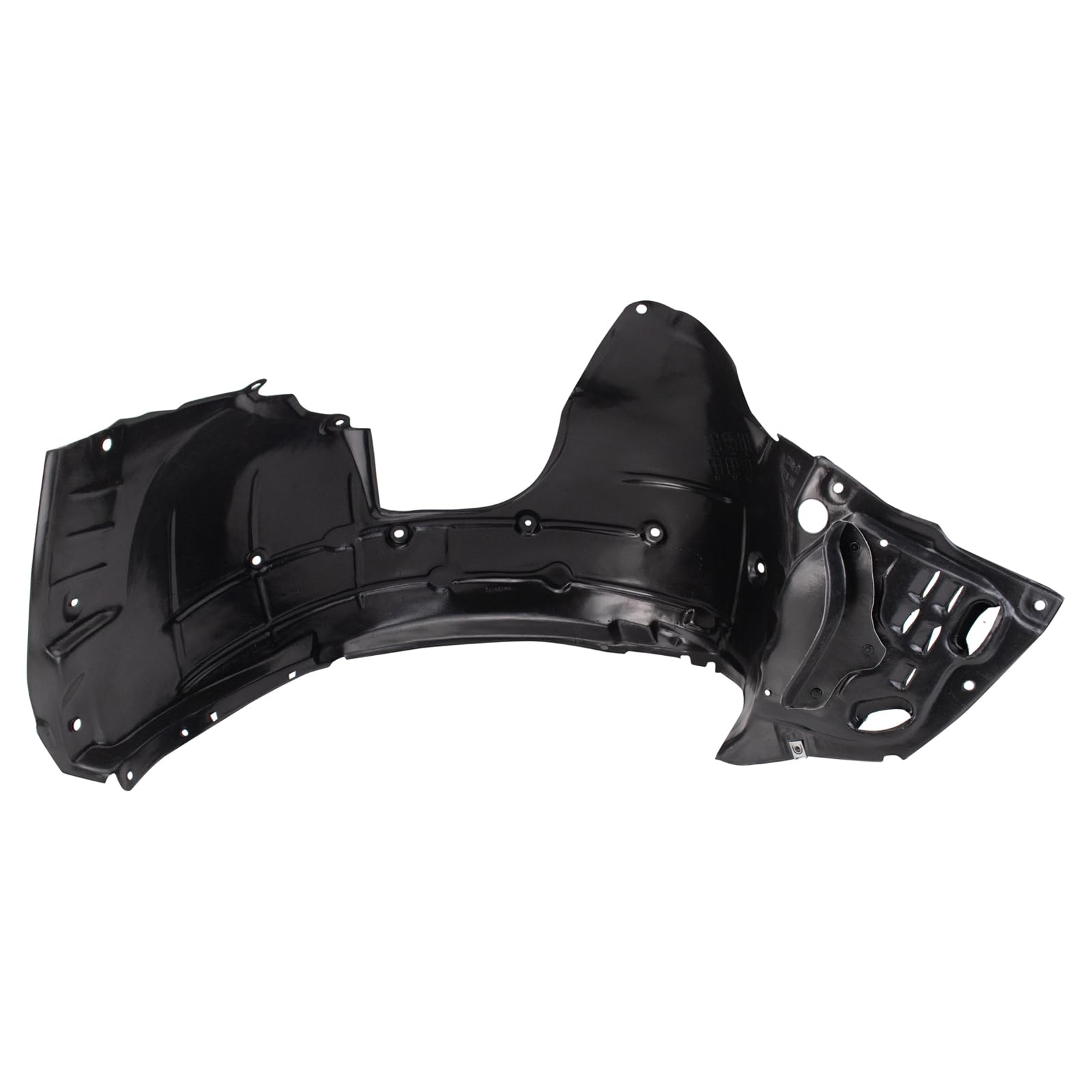 Trq Front Inner Fender Liner Set Compatible With 2017-2019 Honda Civic Ho1248176 Ho1249176