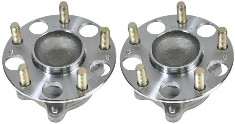 Trq Rear Wheel Hub Bearings Assembly Set Compatible With 2004-2008 Acura Tsx 2005-2007 Honda Accord