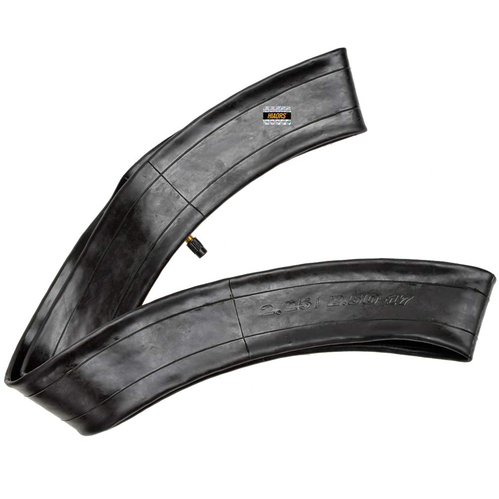 Hiaors 2.25/2.50-17 Inner Tube Tire Traight Valve Stem 70/100-17 Tube For Motorcycle Honda Kawasaki Yamaha Suzuki Pit Dirt Bike