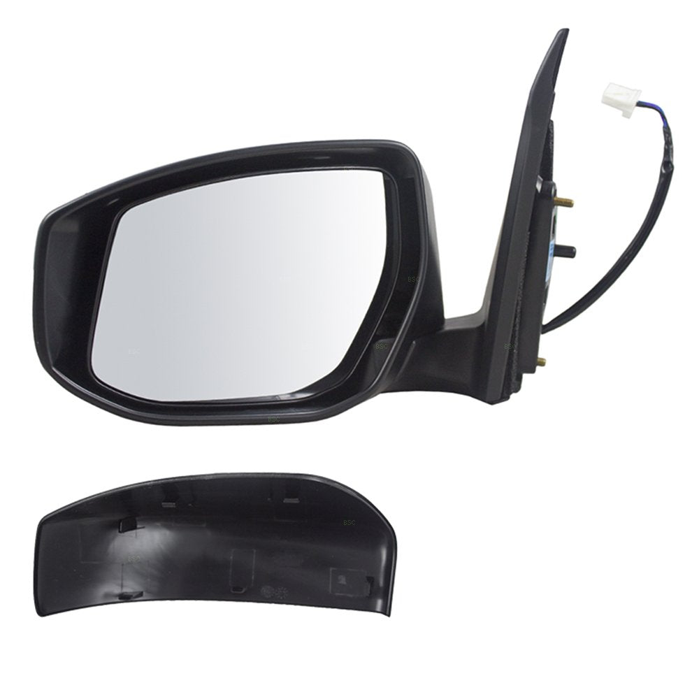 Drivers Side View Power Mirror Heated Assembly For 13 14 15 Nissan Sentra