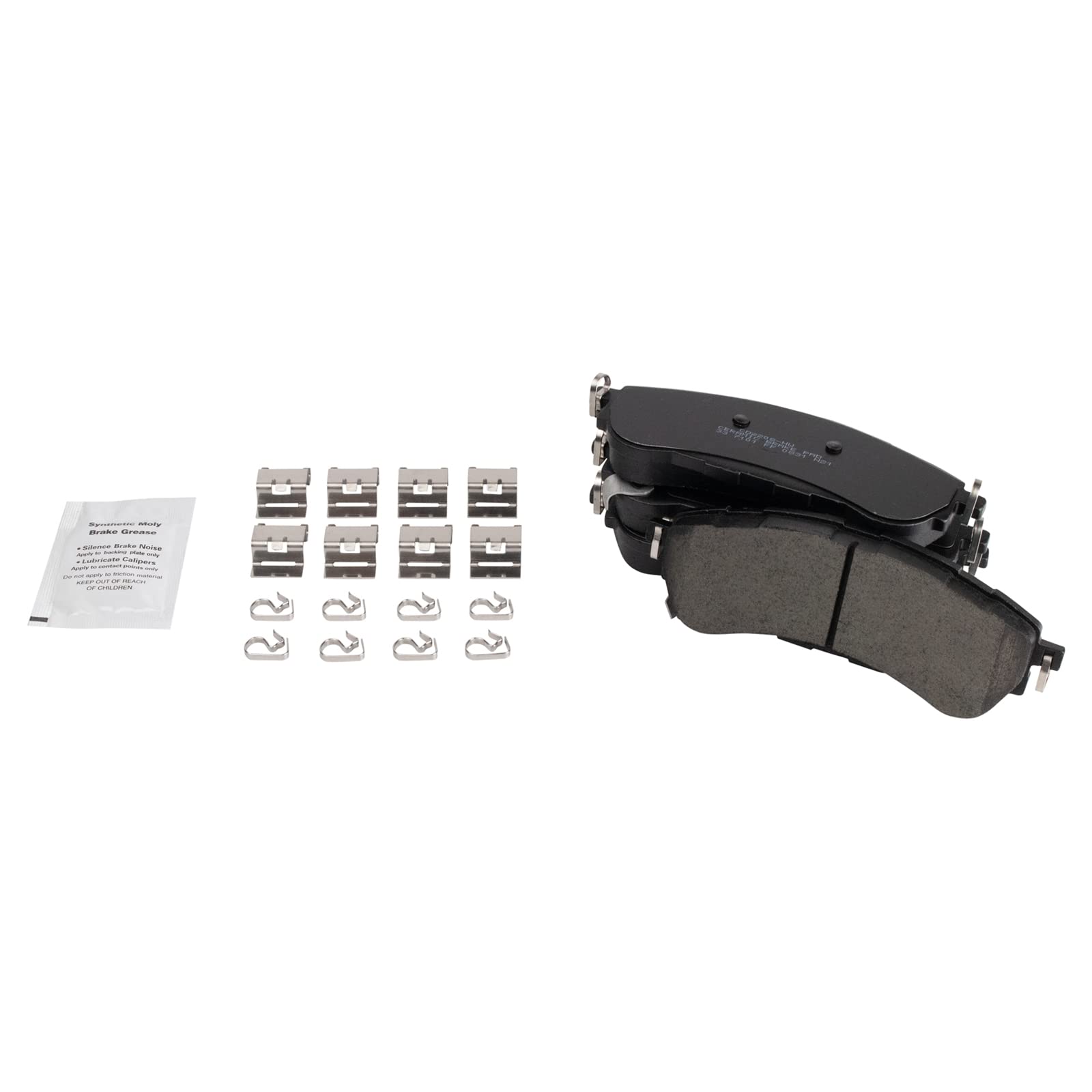 TRQ Rear Brake Pads Ceramic Compatible with 2019-2021 Ford Ranger